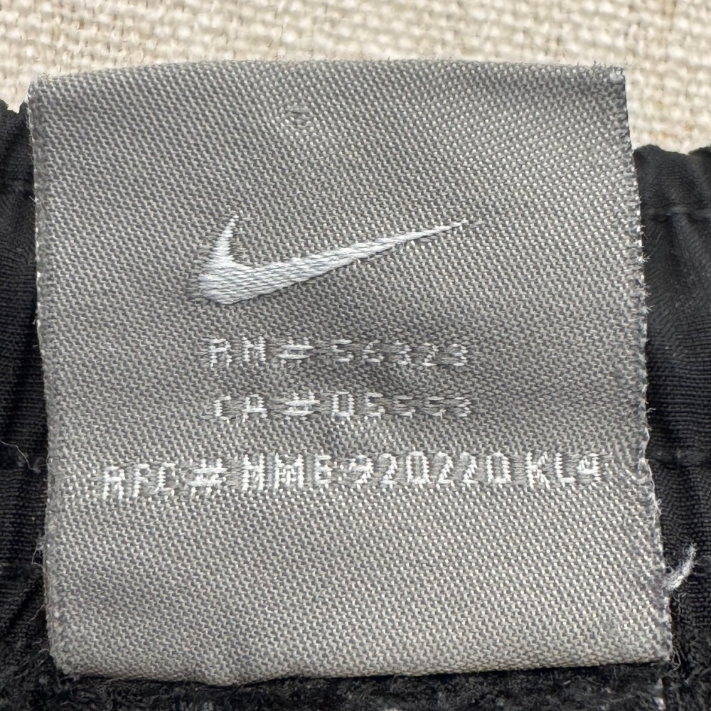 Nike Black Vintage Y2K Running Shorts Mens XL Reflective Embroidered Swoosh - Picture 14 of 14